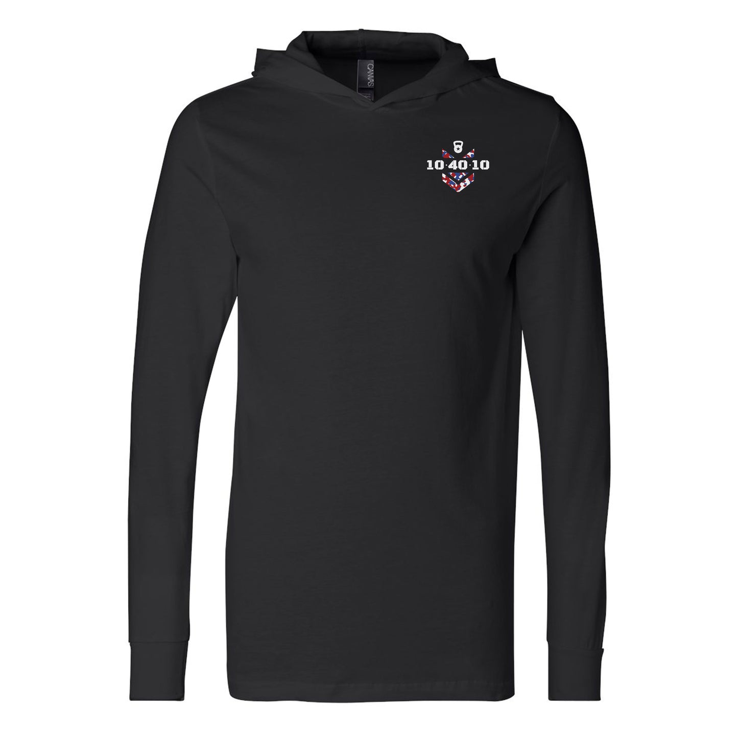 104010 RWB Camo Logo Long Sleeve Pullover Tee