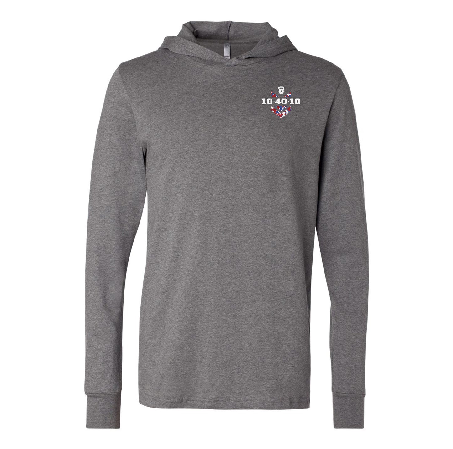 104010 RWB Camo Logo Long Sleeve Pullover Tee