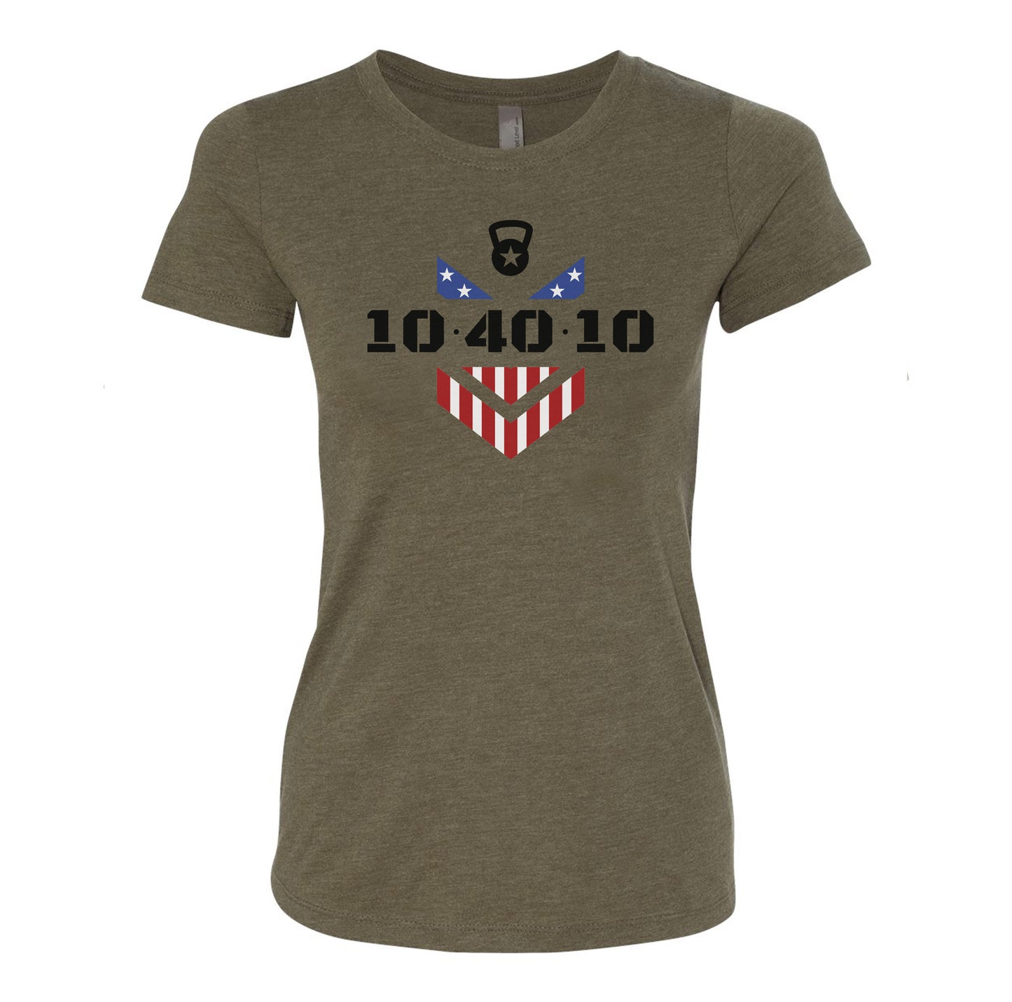 104010 Logo Ladies Triblend Tee