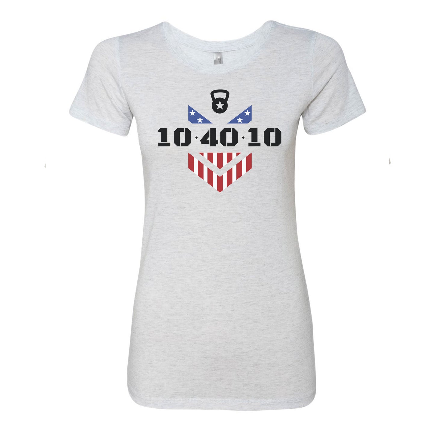 104010 Logo Ladies Triblend Tee
