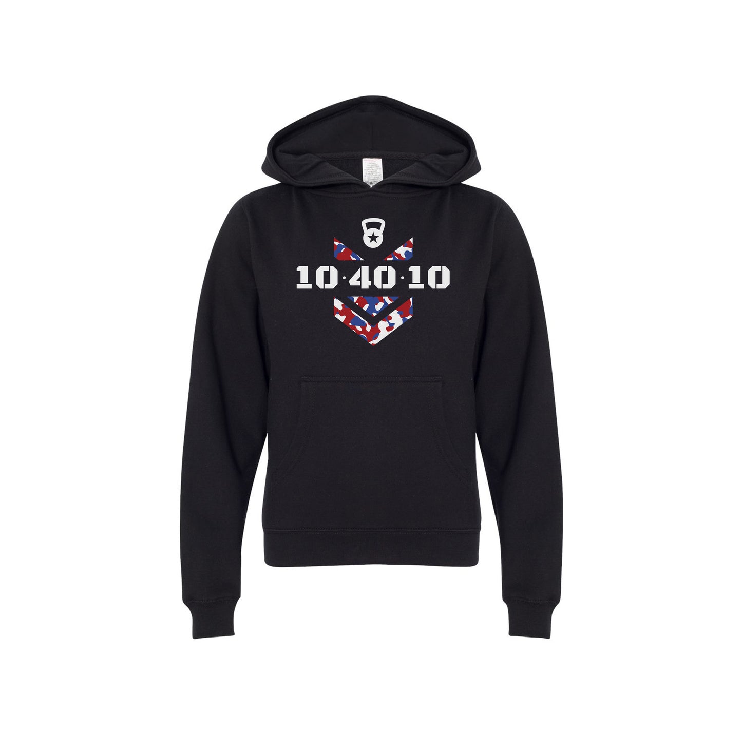 104010 Camo Logo Youth Hoodie