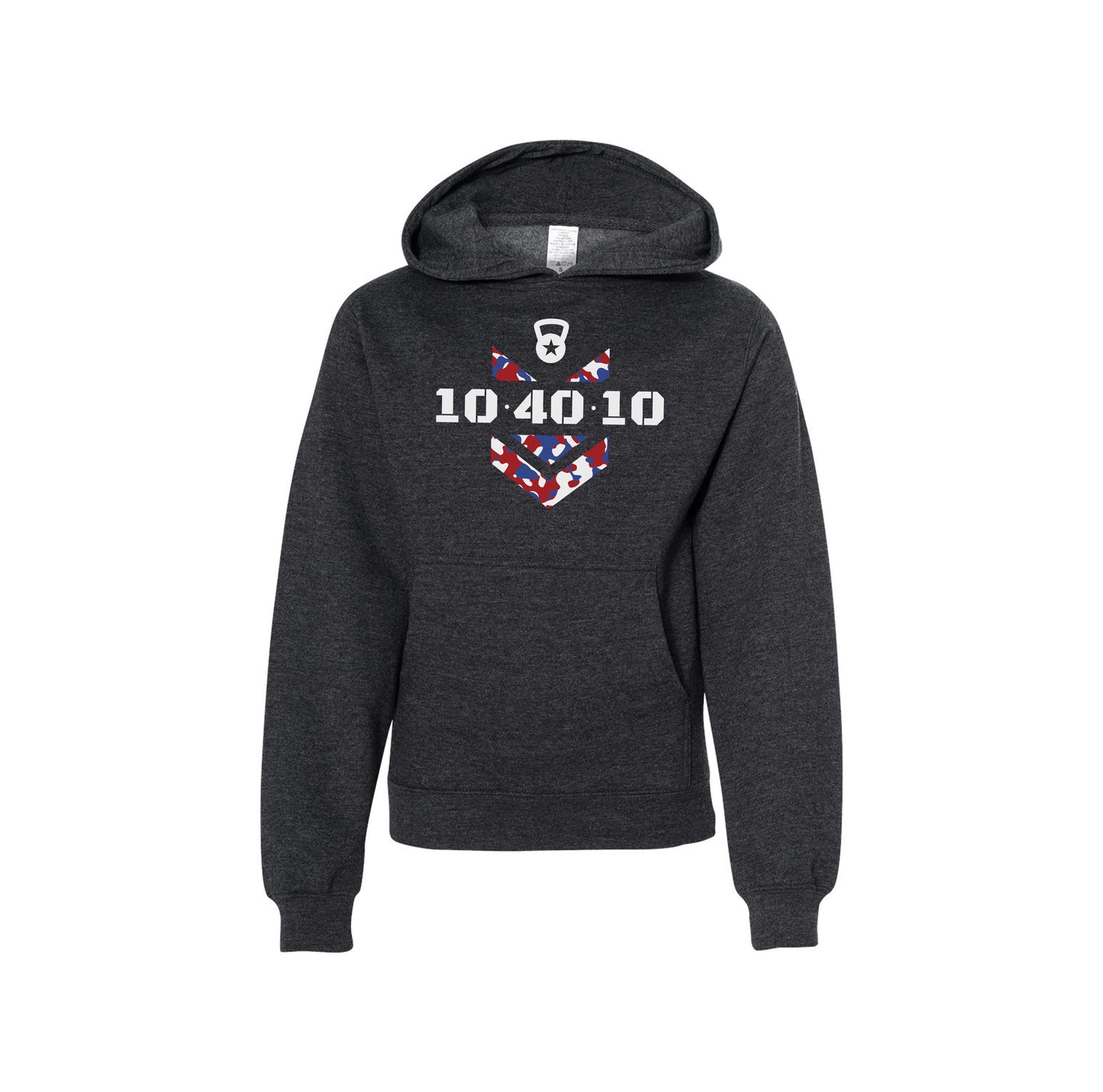 104010 Camo Logo Youth Hoodie