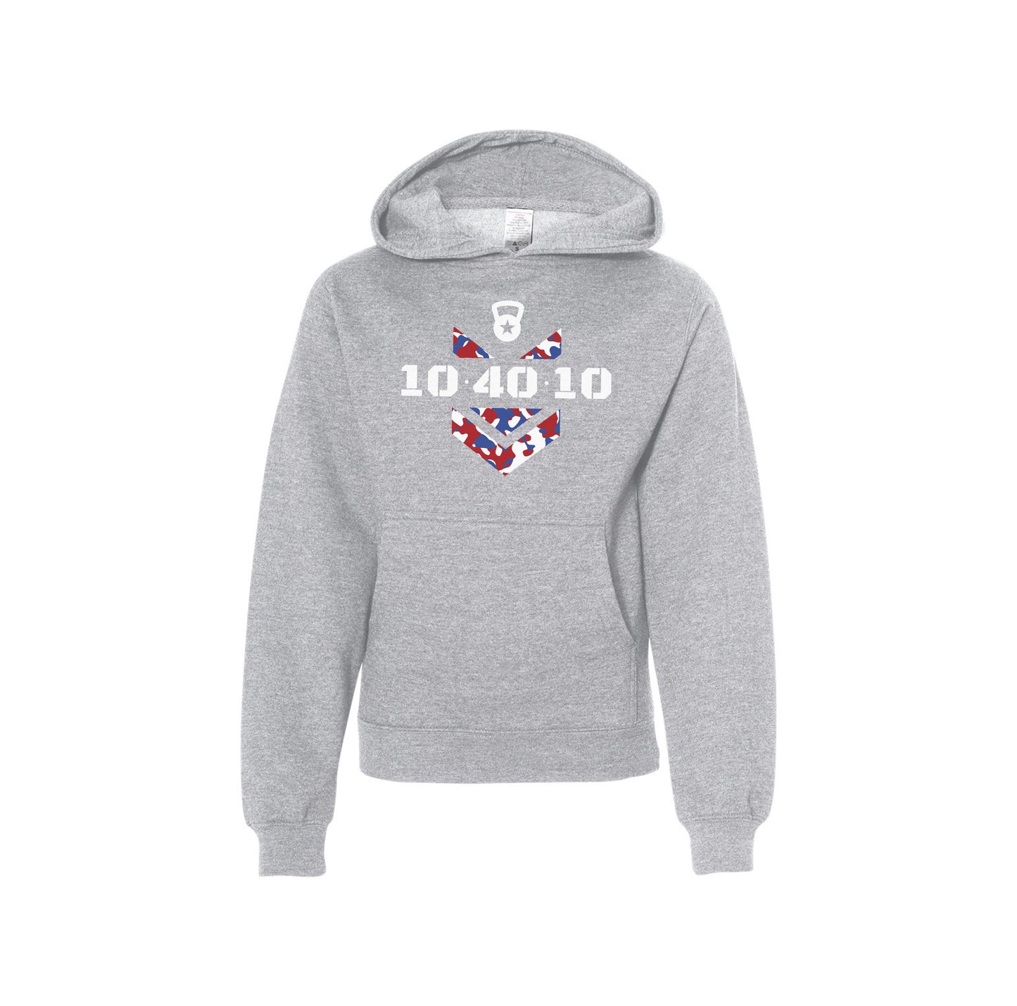 104010 Camo Logo Youth Hoodie