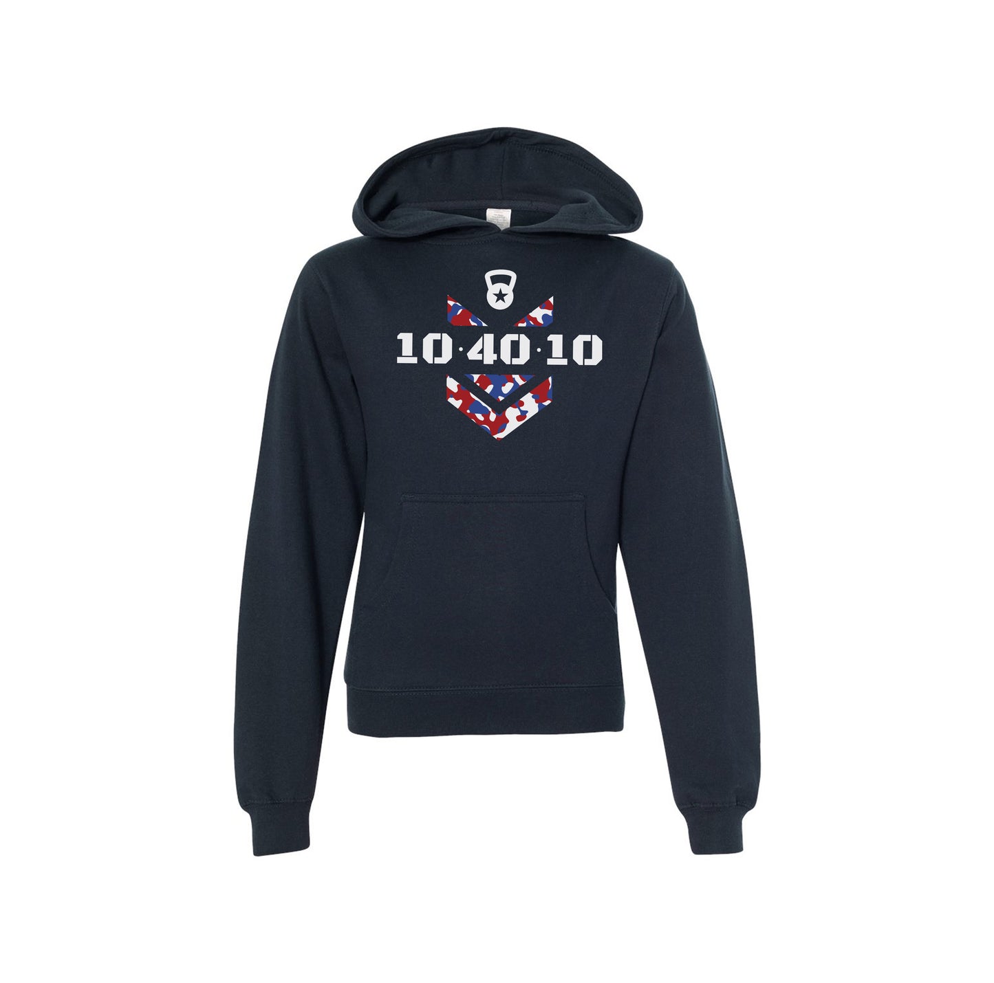 104010 Camo Logo Youth Hoodie