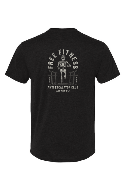 10 40 10 Anti Escalator Club Tee Free Fitness