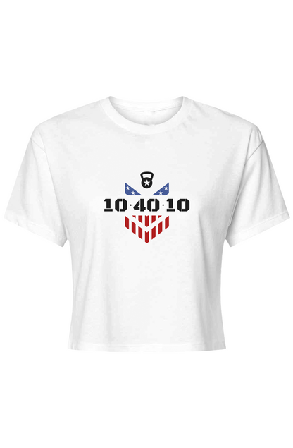 10 40 10 Women s Classic Logo Crop Top