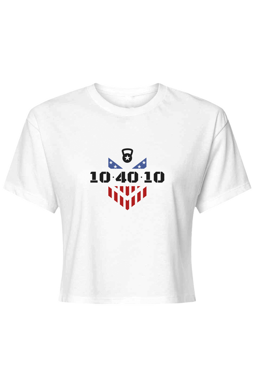 10 40 10 Women s Classic Logo Crop Top