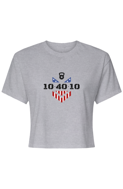 10 40 10 Women s Classic Logo Crop Top