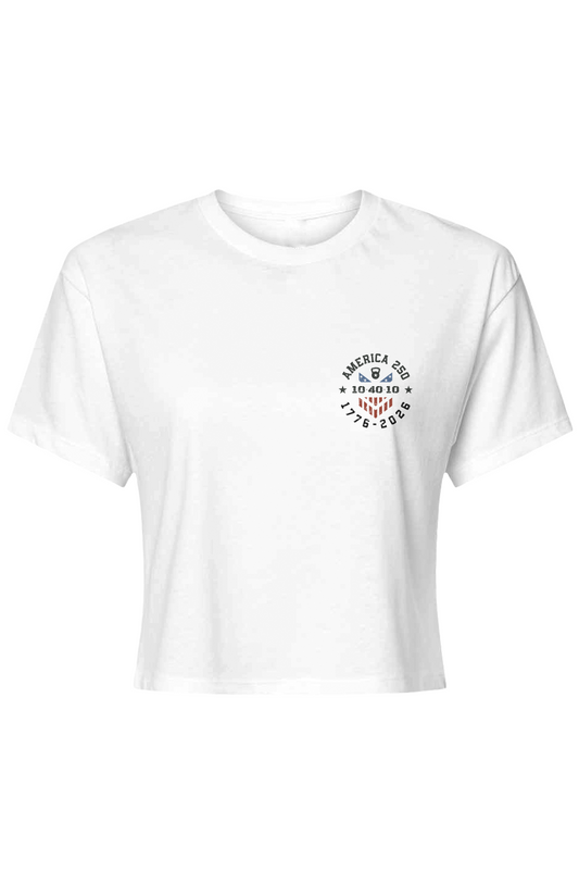 10 40 10 Women s Train American Crop Top America 250