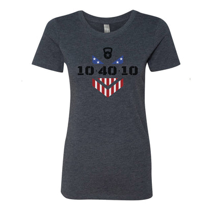 104010 Logo Ladies Triblend Tee