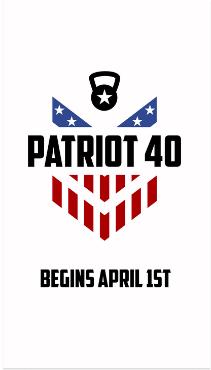 Patriot30  - Next challenge starts 1/5.