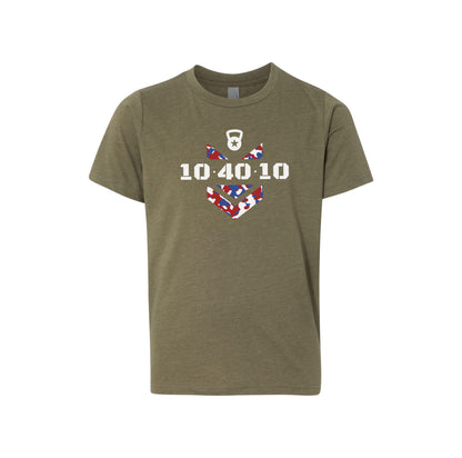 104010 Camo Logo Youth Tee