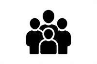 group silhouette icon