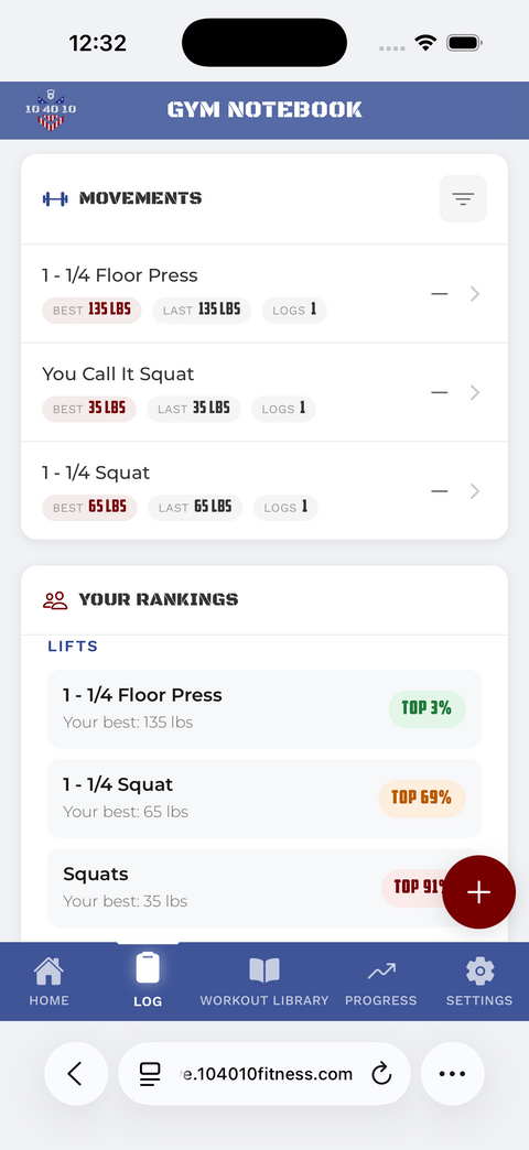 Your Gym Notebook